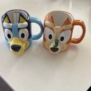 Disney Blue and Orange Character Mugs